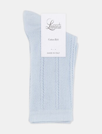 Levante Milena Crew Sock, Capri product photo
