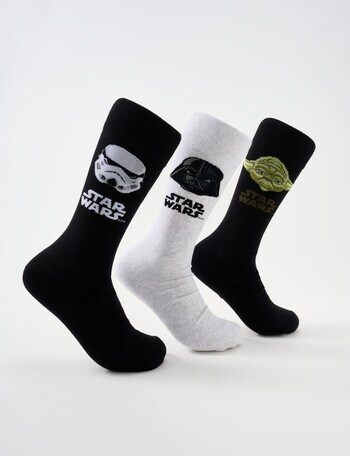 Licensed Face Crew Socks Gift Box, 2-Pack, Assorted product photo