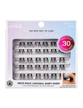 Kiss Nails Falscara Multi Pack, Natural Wispy Wisps product photo