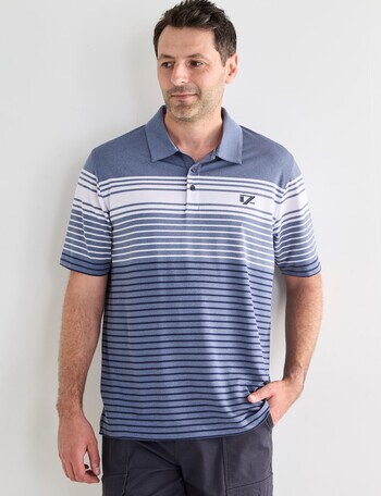 Line 7 Talbot Short Sleeve Polo Shirt, Light Blue product photo