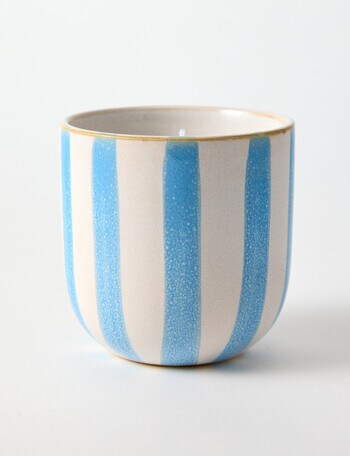 Home Fusion Omaha Stripe Candle, Large product photo