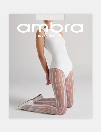 Ambra Linked Net Tight, White product photo