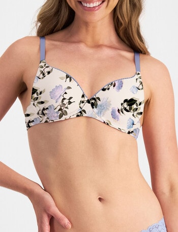 Jockey Woman Paris Micro Contour Bra, Botanical Cascade, B-E product photo