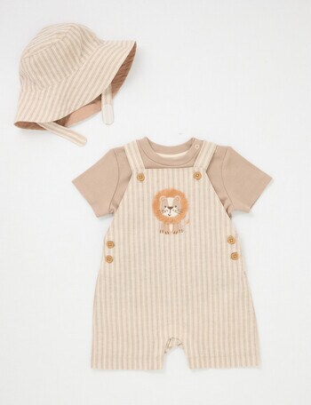 Little Bundle Sea Friends Fashion Set, 3-Piece, Tan & Beige product photo
