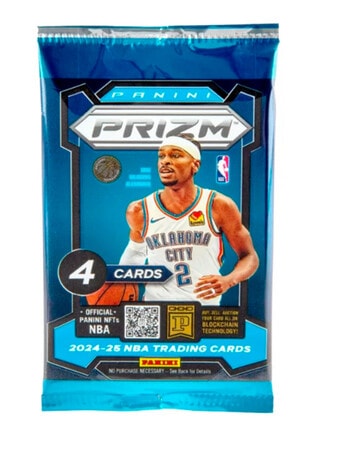 Cards Prizm Basketball Retail Pack, Assorted product photo