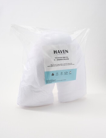 Haven Polyfill Ultrafresh Pillow, V-Shaped product photo