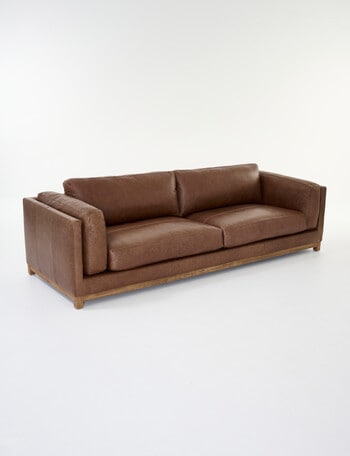 LUCA Furniture Venice Leather 3.5 Seater Sofa product photo
