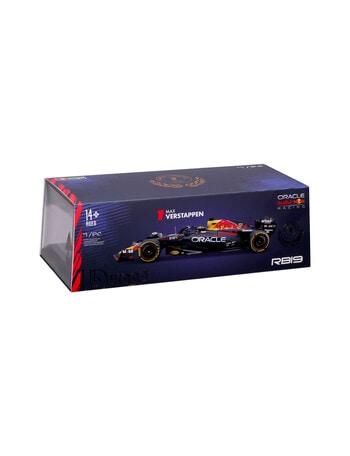 Bburago 1:24 Red Bull Oracle Racing RB19 2023, #1 Verstappen Hard Case product photo