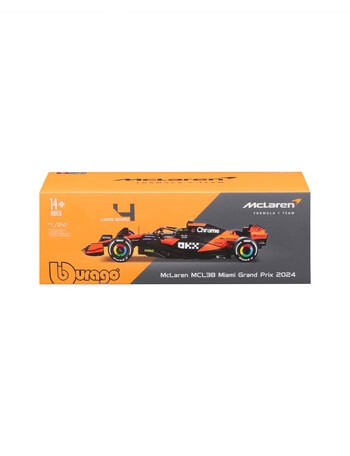 Bburago 1:24 Mclaren MCL38 2024, #4 Norris Hard Case product photo