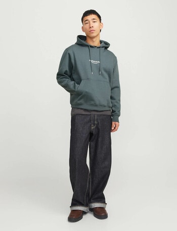 Jack & Jones Vestobro Sweat Hoodie, Stormy Weather product photo