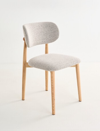 LUCA Furniture Leni Dining Chair, Beige/Natural product photo