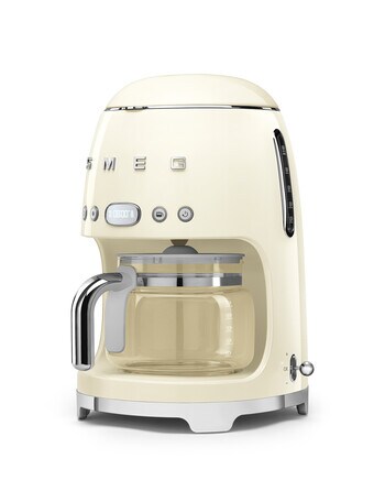 Smeg Drip Coffee Machine, Cream, DCF02CRAU product photo