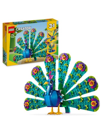 LEGO Creator 3-in-1 Exotic Peacock, 31157 product photo