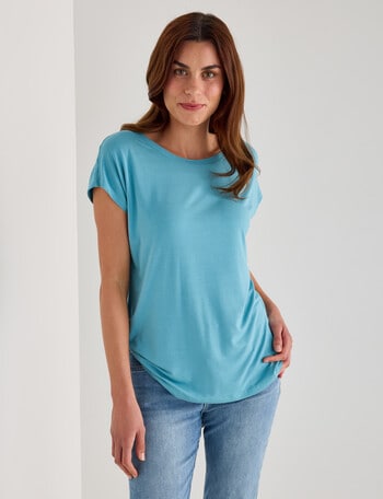 Bodycode Boxy Tee, Nile Blue product photo