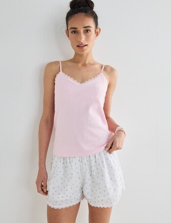 Zest Sleep Sleep Tank Top, Pink product photo