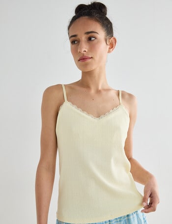 Zest Sleep Sleep Tank Top, Yellow product photo