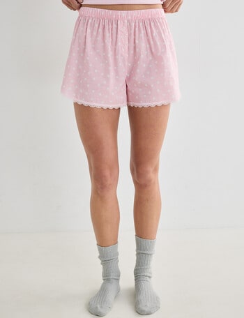 Zest Sleep Sleep Short, Pink Polka Dot product photo