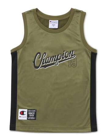 Champion Basketball Tank Top, Olive product photo