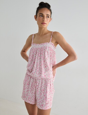 Zest Sleep Ditsy PJ Set, Pink product photo