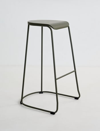 Haven Furniture Kent Counter Stool, Army Green product photo
