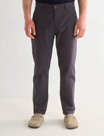 Gasoline Wide Leg Chino Pants, Black product photo
