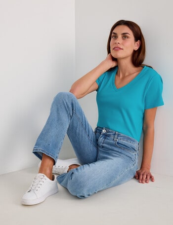 Bodycode Rib Boxy Tee, Bluebird product photo