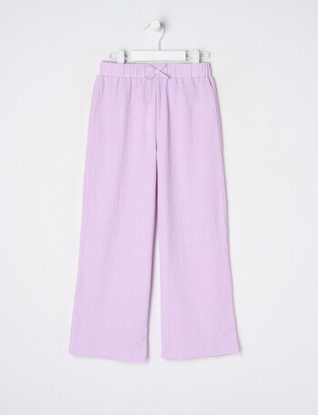 Mac & Ellie Amelie Wide Leg Pant, Lilac product photo