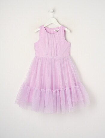 Mac & Ellie Party Collection Maisie Tulle Dress, Lilac product photo