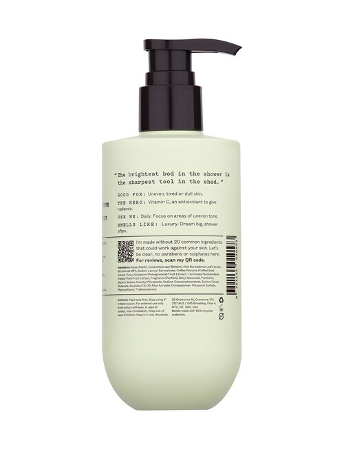 Frank Body Everyday Brightening Body Wash, 360ml product photo View 03 L