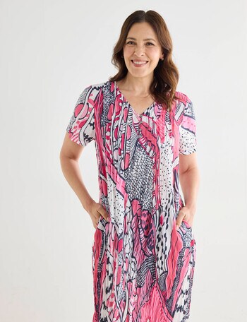Line 7 Orbit Cotton Dress, Pink product photo