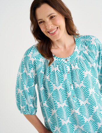 Line 7 Rule Top, Green product photo