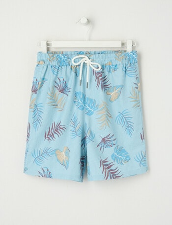 No Issue All Over Print Aloha Volley Short, Blue product photo