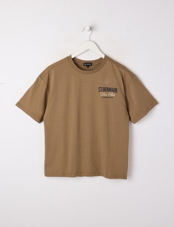 No Issue St Germain Short Sleeve Box Tee, Mocha product photo