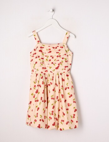 Switch Cherries Bubble Hem Dress, Natural product photo