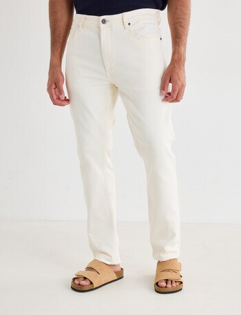 Gasoline Slim Leg Jeans, Vintage White product photo