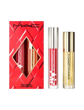 MAC Blowing Air Kisses Glossy Lips Duo, Valued At $94 product photo