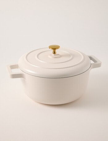 Gather Ceramic Casserole, Cream, 4.5L product photo