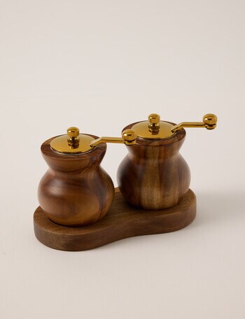Gather Acacia Mills with Caddy, Set of 2 product photo