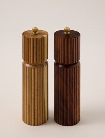 Gather Avant Acacia Salt & Pepper Mill, Set of 2 product photo