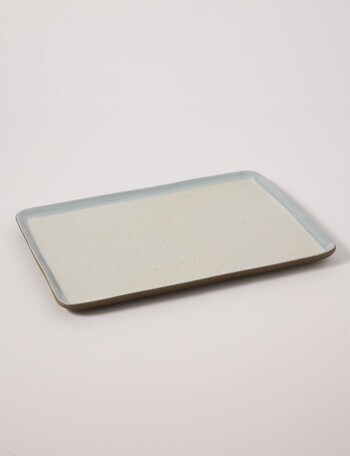 Gather Rectangle Platter, Linen, 36cm product photo