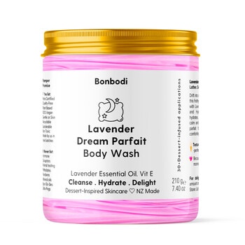 Bonbodi Lavender Dream Parfait Body Wash, 210g product photo