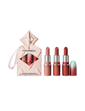 MAC Wildest Gleams Mini Lustreglass Lip Trio: Classics, Valued At $102 product photo