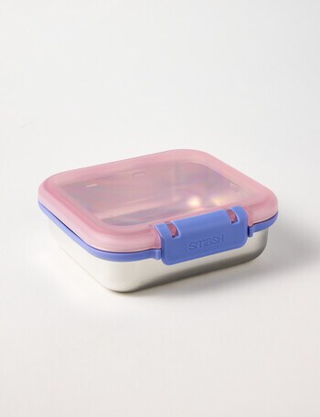 Smash Hinged Box, Pink & Purple, 900ml product photo