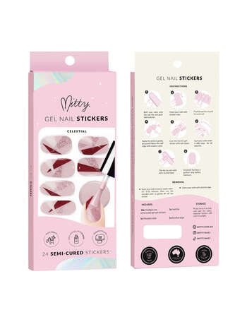Mitty Gel Nail Stickers, Celestial product photo