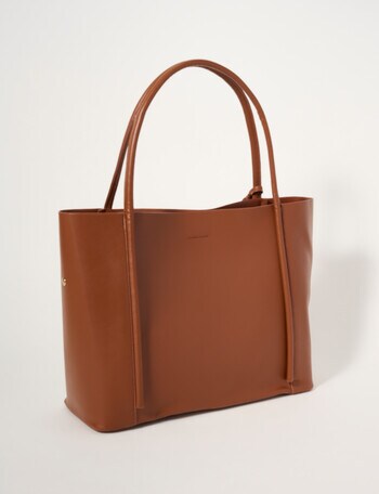 Whistle Accessories Giorgia Classic Tote Bag, Tan product photo