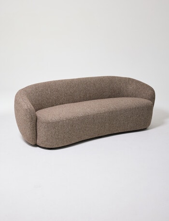 LUCA Furniture Callie Fabric 3 Seater Sofa, Coffee product photo
