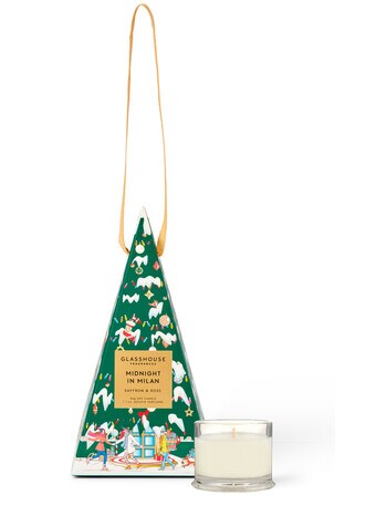 Glasshouse Fragrances Midnight in Milan Christmas Bauble Candle, 30g product photo