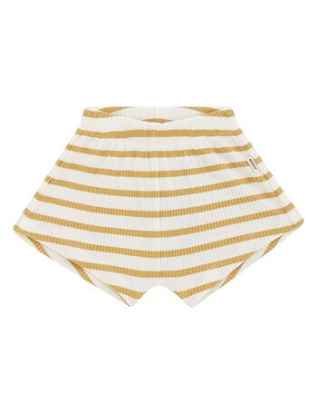 Bonds Rib Stripe Shorts, Clay & Marscapone product photo