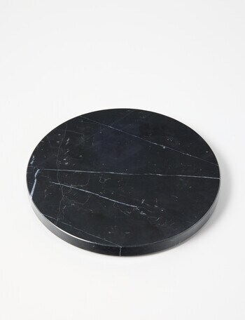 Amy Piper Mia Marble Trivet, 18cm, Black product photo