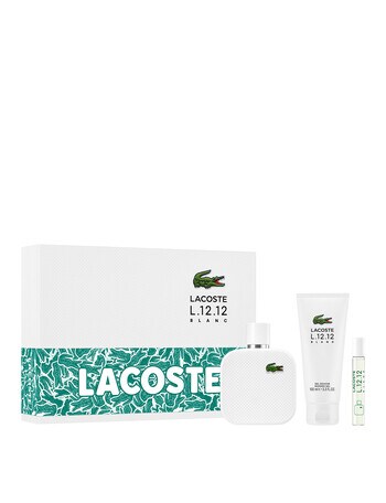Lacoste L.12.12 Blanc 100ml EDT Set, 3-Piece product photo